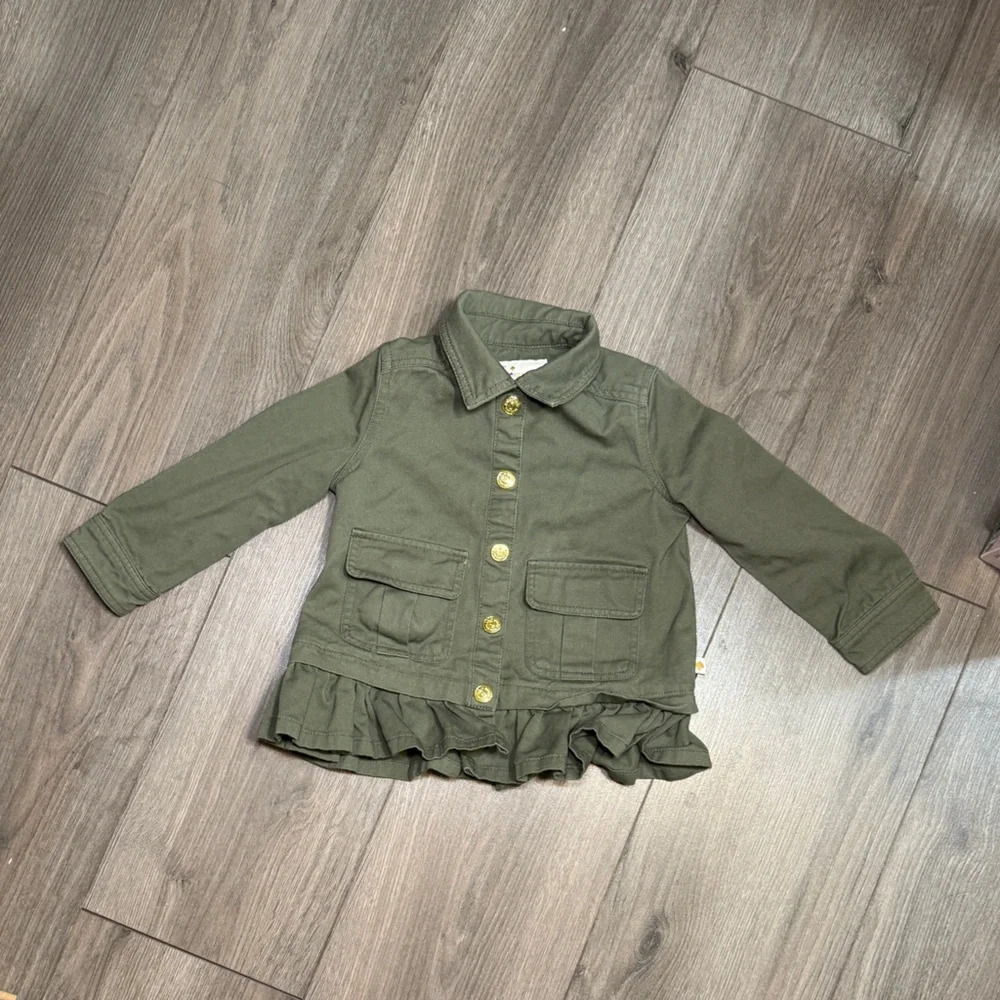 Kate Spade Girls Ruffle Field Coat - Picture 7 of 7